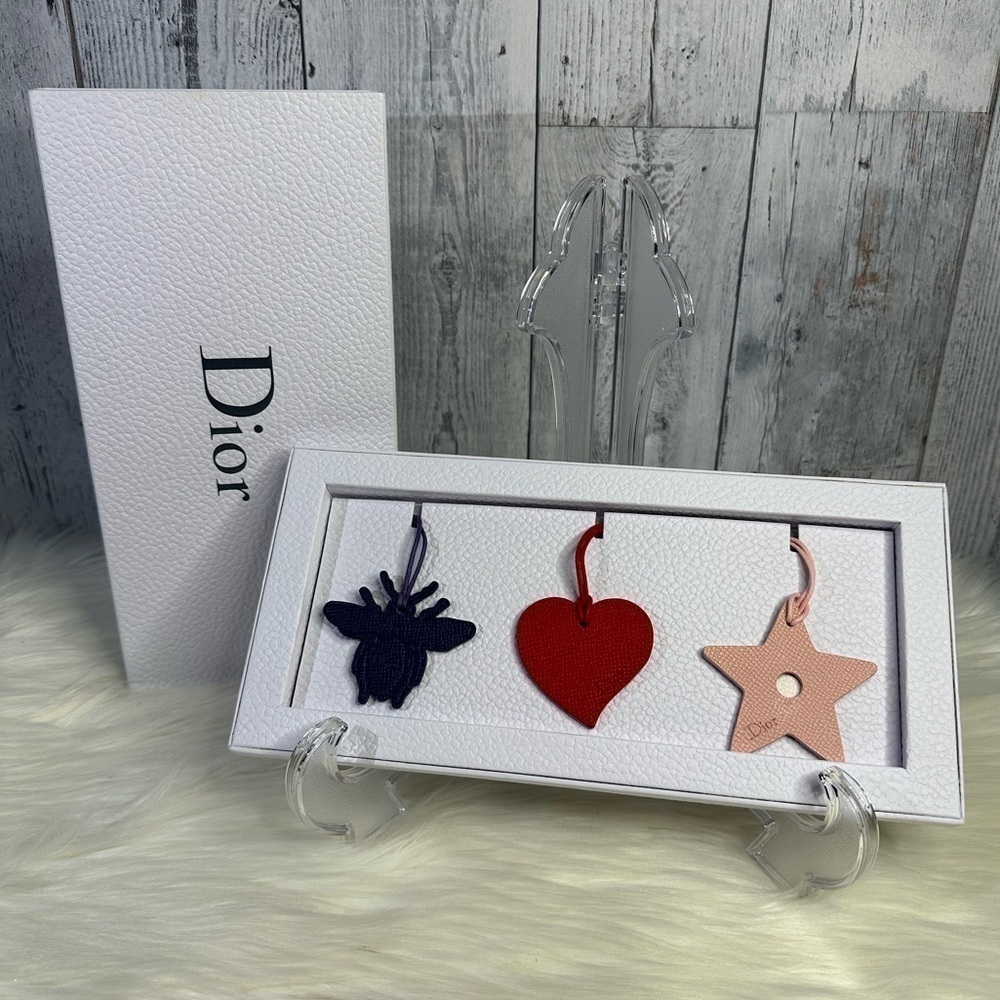 DIOR novelty leather key chains